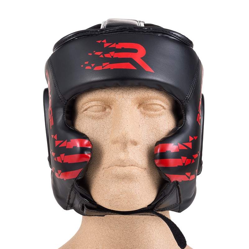 Casque SQUAD Noir-Rouge