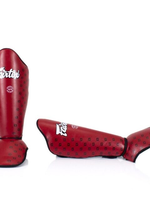 Protège tibia-pied FAIRTEX Rouge