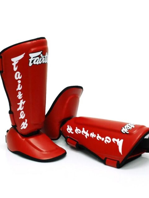 Protège tibia-pied FAIRTEX Rouge